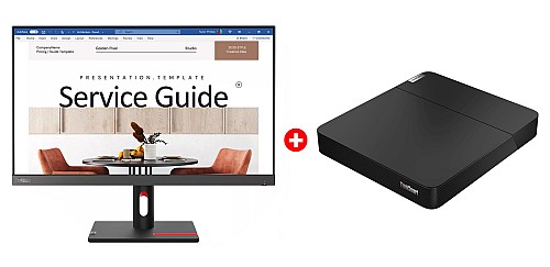 LENOVO PC ThinkSmart Core 11RVS02700 με οθόνη S24i-30 24" IPS, i5-1145G7E, 8GB/256GB SSD BNDL-0187