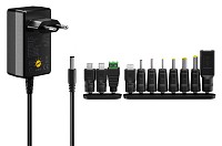 GOOBAY επιτοίχιος φορτιστής 74436, 5V-15V, 36W, 12 tips 74436