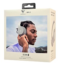 DOQAUS headphones DESIGN 1, ασύρματα & ενσύρματα, Φ40mm, 600mAh, γκρι DESIGN1-GR