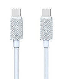 USAMS καλώδιο USB-C σε USB-C US-SJ691, 60W, 480Mbps, 1m, μπλε SJ691USB03