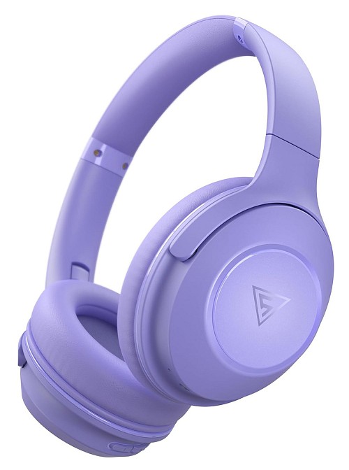 DOQAUS headphones FOCUS 5, ασύρματα & ενσύρματα, Φ40mm, 1000mAh, μωβ FOCUS5-PR