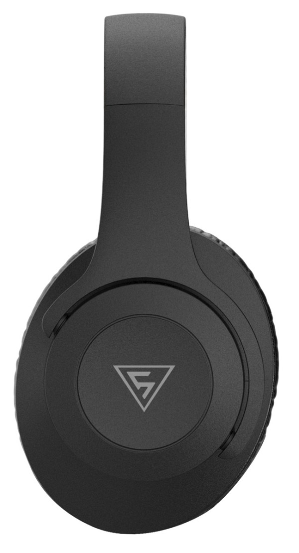 DOQAUS headphones DESIGN 2, ασύρματα & ενσύρματα, Φ40mm, 600mAh, μαύρα DESIGN2-BK