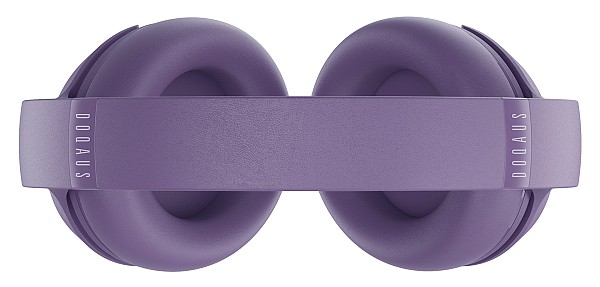 DOQAUS headphones FOCUS 5, ασύρματα & ενσύρματα, Φ40mm, 1000mAh, μωβ FOCUS5-PR