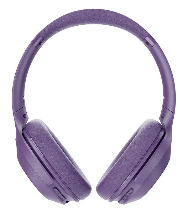 DOQAUS headphones FOCUS 5, ασύρματα & ενσύρματα, Φ40mm, 1000mAh, μωβ FOCUS5-PR