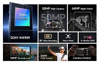 ULEFONE smartphone Armor 28 Ultra Thermal, 6.67 & 1.04, 16/1TB, 5G, 10600mAh, IP68/IP69K, μαύρο ARMOR28UTH-BK