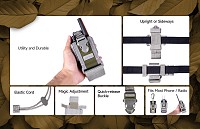 ULEFONE θήκη ζώνης για smartphone UAN07, γκρι UAN07