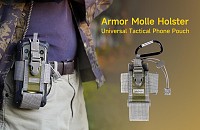 ULEFONE θήκη ζώνης για smartphone UAN07, γκρι UAN07