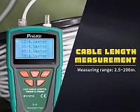 PROSKIT tester καλωδίων δικτύου MT-7071N για RJ45/11/12 & BNC MT-7071N