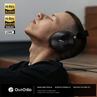 ONEODIO headphones Focus A5, ενσύρματα & ασύρματα, Hybrid ANC, 40mm, 600mAh, μαύρο OA-A5-BK