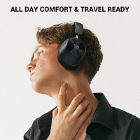 ONEODIO headphones Focus A5, ενσύρματα & ασύρματα, Hybrid ANC, 40mm, 600mAh, μαύρο OA-A5-BK