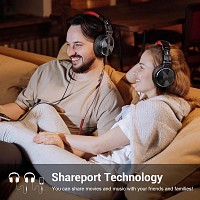 ONEODIO headset Studio Pro 10, 6.35mm & 3.5mm σύνδεση, Hi-Res, 50mm, μαύρο/κόκκινο OA-PRO10-BKRD