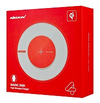 NILLKIN ασύρματος φορτιστής Magic Disk 4, 15W, κόκκινος 6902048152304