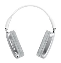 CELEBRAT headphones A35, ασύρματα & ενσύρματα, micro SD, 40mm, 200mAh, λευκά A35-SL