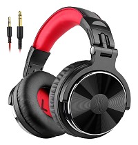 ONEODIO headset Studio Pro 10, 6.35mm & 3.5mm σύνδεση, Hi-Res, 50mm, μαύρο/κόκκινο OA-PRO10-BKRD