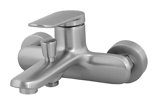 BRUNO μπαταρία τοίχου μπάνιου M31570-235C, αναμεικτική, ασημί M31570-235C