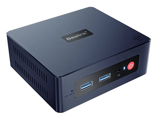 BEELINK mini PC Mini S, Intel CPU N5095, 8GB, 256GB SSD, Windows 11 Pro MINIS-N5095-8256