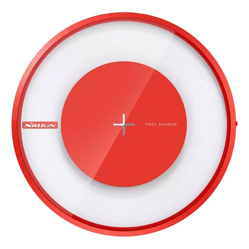 NILLKIN ασύρματος φορτιστής Magic Disk 4, 15W, κόκκινος 6902048152304