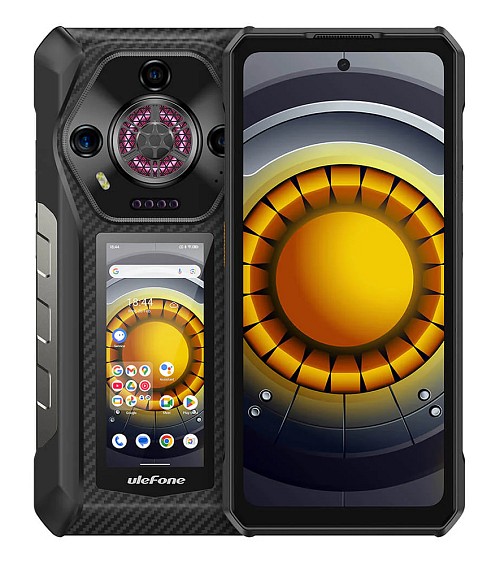 ULEFONE smartphone Armor 30 Pro, 6.95" & 3.4", 16/512GB, 5G, 12800mAh, IP68/IP69K, μαύρο ARMOR30PRO-BK