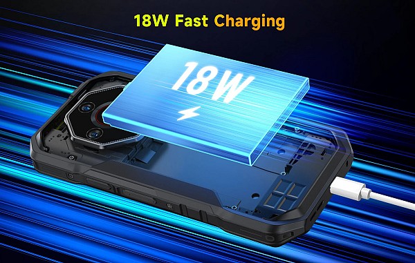 ULEFONE smartphone Armor X32, 5.65, 6/128GB, 5500mAh, IP68/IP69K, μαύρο ARMORX32-BK