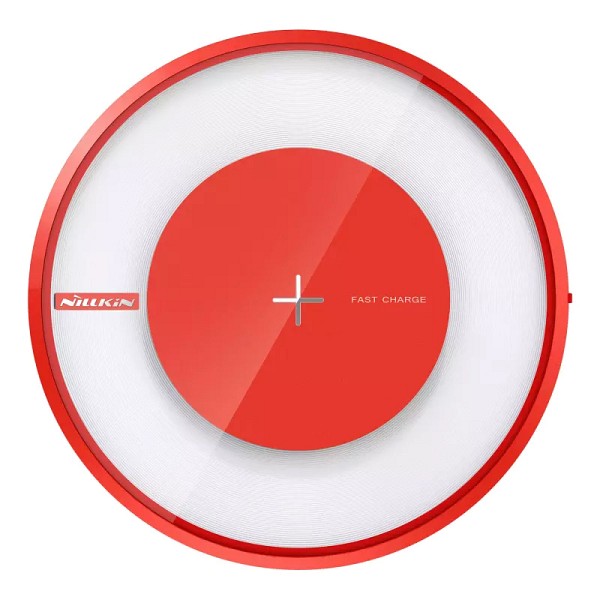 NILLKIN ασύρματος φορτιστής Magic Disk 4, 15W, κόκκινος 6902048152304