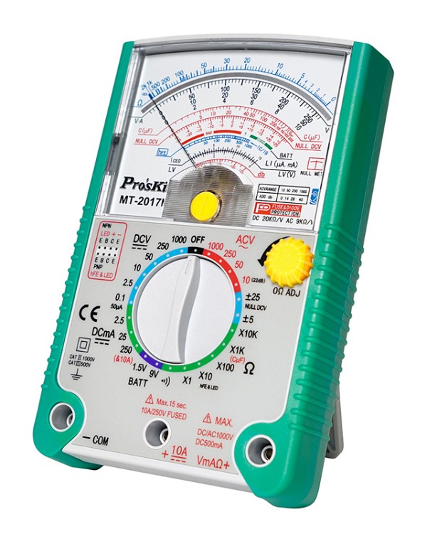 PROSKIT αναλογικό πολύμετρο MT-2017N, DCV, ACV MT-2017N