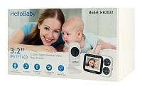 HELLOBABY ενδοεπικοινωνία μωρού HB2033 με κάμερα & οθόνη 3.2, 720p HB2033