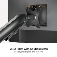 POWERTECH βάση γραφείου οθόνης PT-1424, 17-32, έως 9kg PT-1424