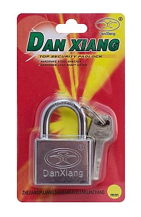 DAN XIANG λουκέτο πέταλο με κλειδί CTL-0027, 30mm, μεταλλικό CTL-0027