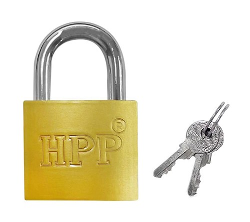 HPP λουκέτο πέταλο με κλειδί CTL-0040, 25mm, μεταλλικό CTL-0040