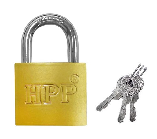 HPP λουκέτο πέταλο με κλειδί CTL-0041, 38mm, μεταλλικό CTL-0042