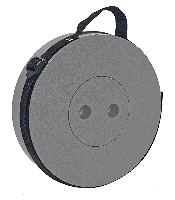 POWERTECH πτυσσόμενο καρεκλάκι HUH-0231, αντοχή έως 250kg, 25.5x45cm, γκρι HUH-0231