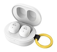 POWERTECH earphones με θήκη φόρτισης PT-1393, True Wireless, 6mm, 25/230mAh, λευκά PT-1393