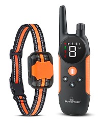POWERTECH ηλεκτρικό κολάρο εκπαίδευσης σκύλου PT-1399 με ασύρματο χειριστήριο, εμβέλεια 300m PT-1399