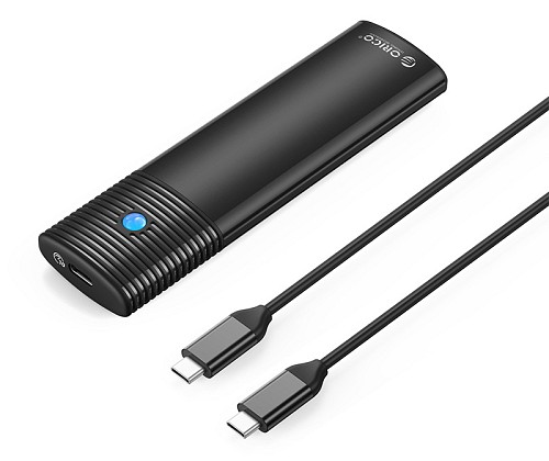 ORICO θήκη για Μ.2 NVMe SSD PWM2-G2-BK-EP, 10Gbps, έως 4TB, μαύρη PWM2-G2-BK-EP