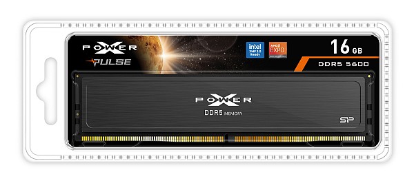 SILICON POWER μνήμη DDR5 UDIMM XPOWER Pulse, 16GB, 5600MHz, CL40 SP016GXLWU560FSJ