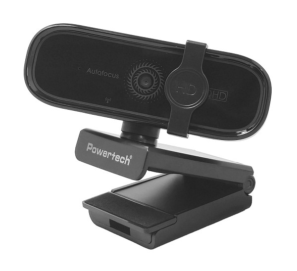 POWERTECH web camera PT-1427, 5MP, 2K QHD, αυτόματη εστίαση, 1.5m, μαύρη PT-1427