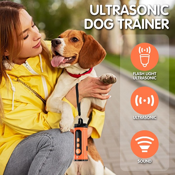 POWERTECH συσκευή υπέρηχων εκπαίδευσης σκύλου PT-1394, εμβέλεια 5-7m PT-1394