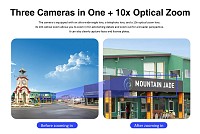 VSTARCAM smart ηλιακή κάμερα BG621TR, triple lens, 3MP, 4G, SD, PTZ, IP66 BG621TR