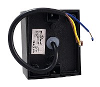 POWERTECH φωτιστικό τοίχου HLL-0187 για GU10 λάμπα, μεταλλικό, IP65, μαύρο HLL-0187