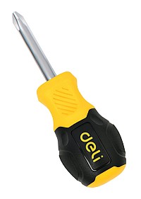 DELI κατσαβίδι σταυρωτό DL636038N με αντιολισθητική λαβή, μαγνητικό, PH2x38mm DL636038N