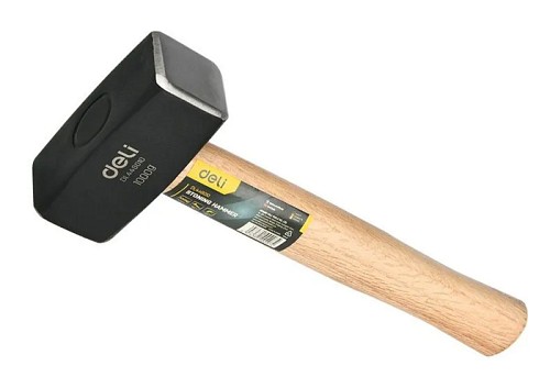 DELI βαριοπούλα DL448010 με ξύλινη λαβή, 1000gr, 270mm DL448010