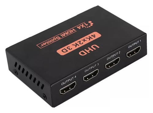 POWERTECH HDMI splitter PTH-048, 4 σε 1, 4K/60Hz, μαύρο PTH-048