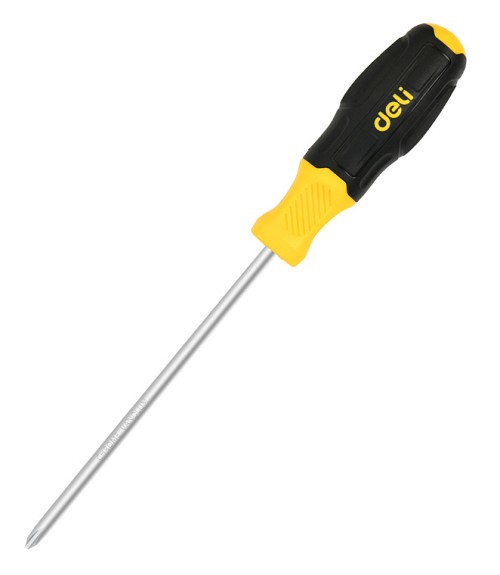 DELI κατσαβίδι σταυρωτό DL638150N με αντιολισθητική λαβή, μαγνητικό, PH3x150mm DL638150N