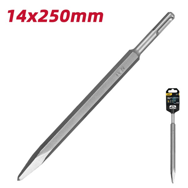 DELI βελόνι DH-YJZ014-E1 για κρουστικό δράπανο, SDS Plus, 250mm DH-YJZ014-E1