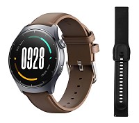 MIBRO smartwatch Lite 3 με 2x λουράκια, heart rate, 1.3 AMOLED, 2 ATM, γκρι/καφέ MBR-LITE3-GR