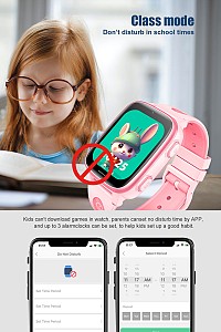 INTIME GPS smartwatch για παιδιά IT-073, 1.83, κάμερα, 4G, IPX5, ροζ IT-073