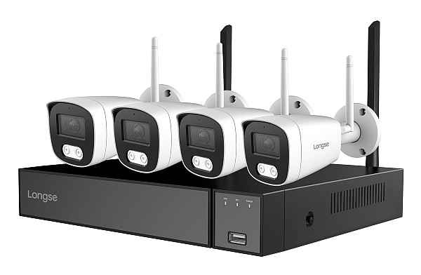 LONGSE NVR καταγραφικό με 4 κάμερες LW5MC84B1, WiFi, 5MP, 8 κανάλια LW5MC84B1