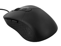 POWERTECH ενσύρματο ποντίκι PT-1467, οπτικό, έως 1600DPI, μαύρο PT-1467