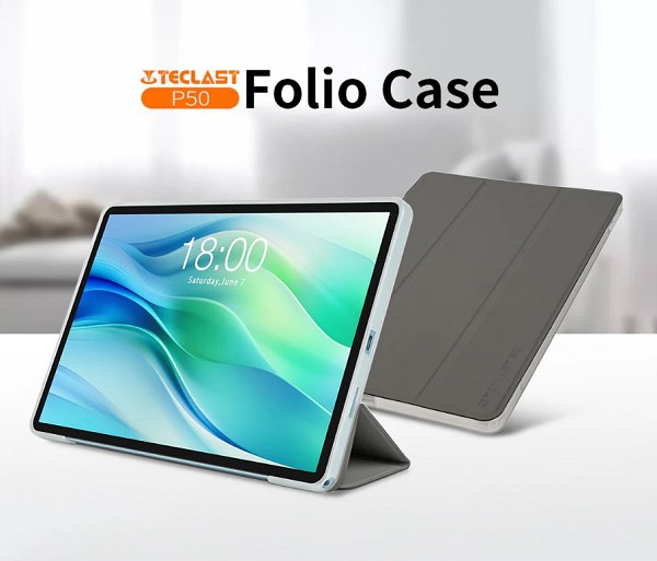 TECLAST θήκη προστασίας CASE-P502025 για tablet P50 2025, γκρι CASE-P502025