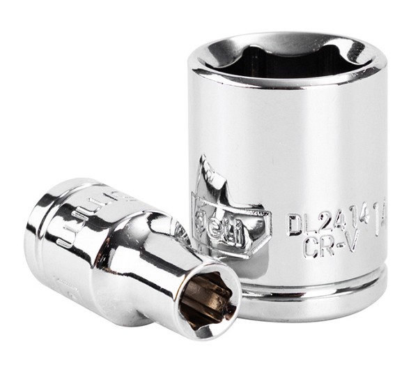 DELI σετ καστάνια με καρυδάκια DL0012T, 45 δόντια, 1/4, 150mm, 12τμχ DL0012T